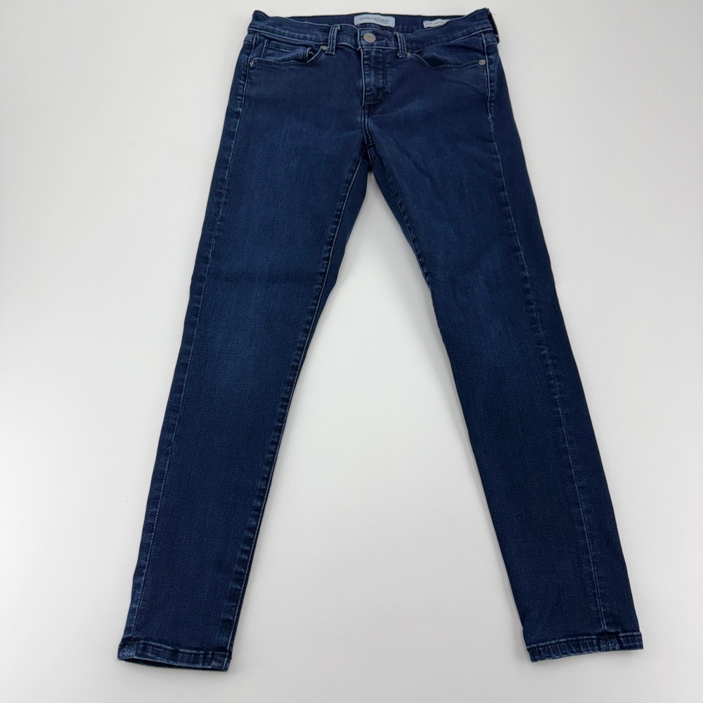 Banana Republic Odett Skinny Ankle Jeans Women's 27 Dark Wash Stretch